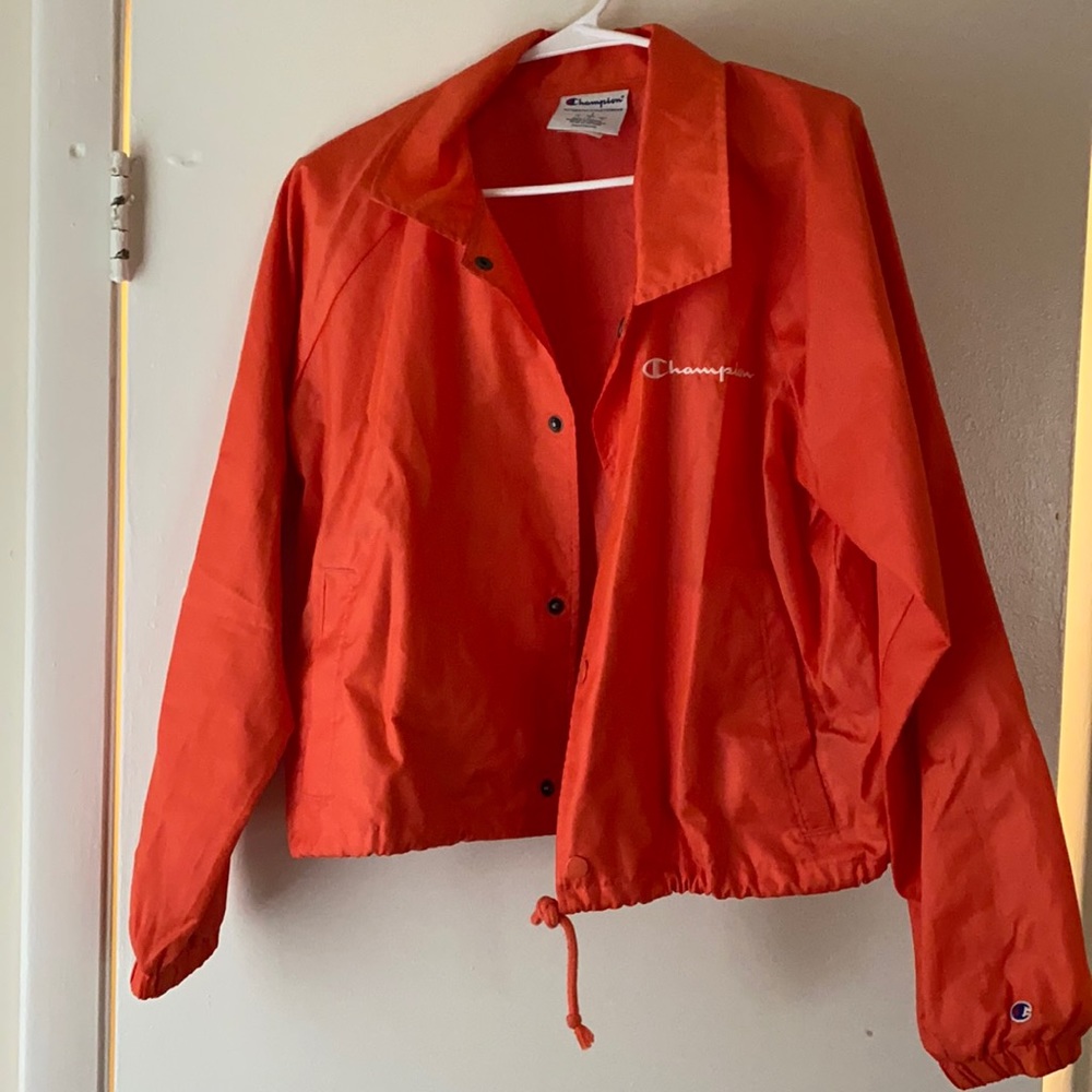 Champion coral windbreaker